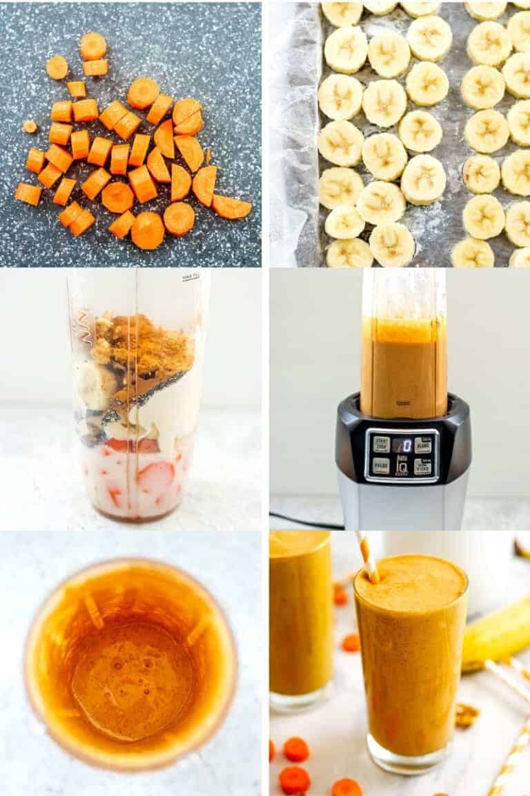 Carrot Banana Smoothie Bites Of Wellness