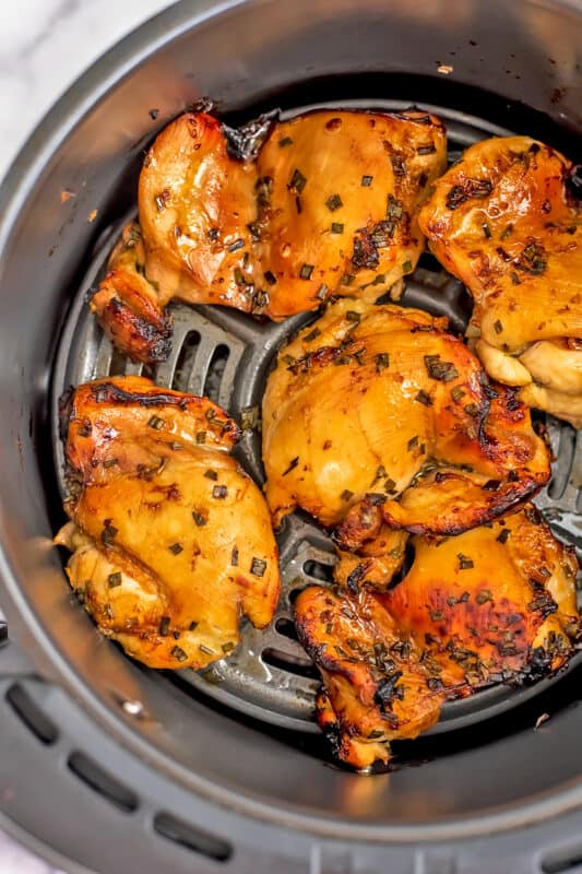 Air Fryer Teriyaki Chicken Thighs Bites Of Wellness