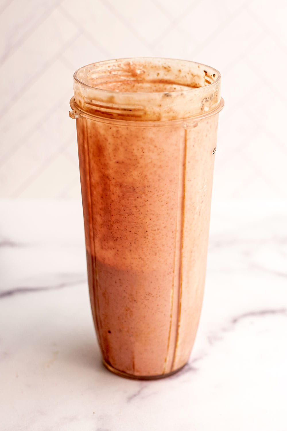 Strawberry Peach Smoothie Without Yogurt Bites Of Wellness