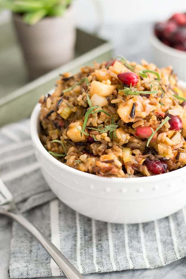 Wild Rice Stuffing a great side dish