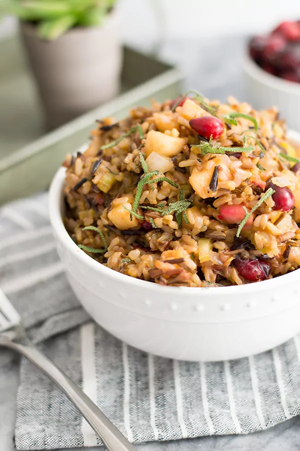 Wild Rice Stuffing a great side dish