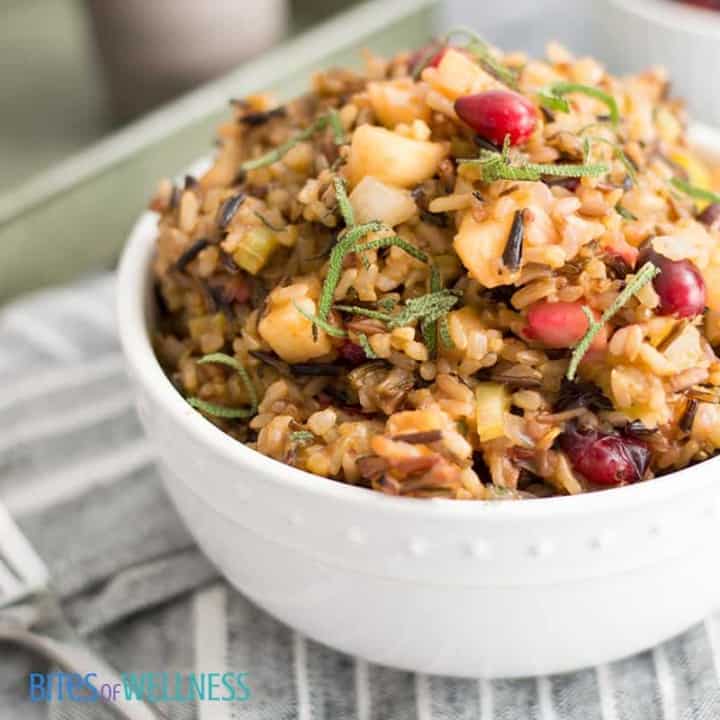 Wild Rice Stuffing is the perfect side dish.