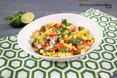 simple corn homemade salsa