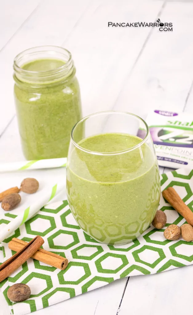 Gluten Free Pumpkin spice green smoothies