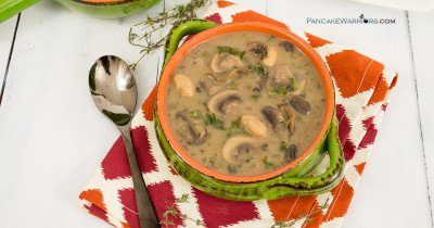 White Bean Mushroom Soup is gluten free