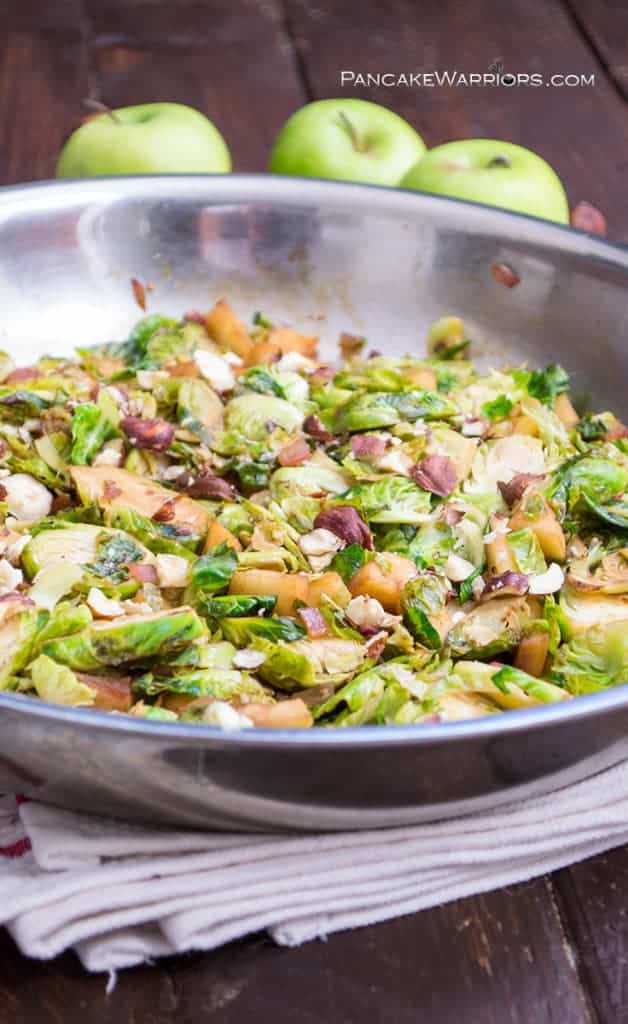 Apple Brussels Sprouts Hash (Paleo) | Bites of Wellness