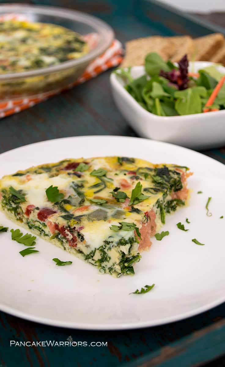 Smoked Salmon Frittata