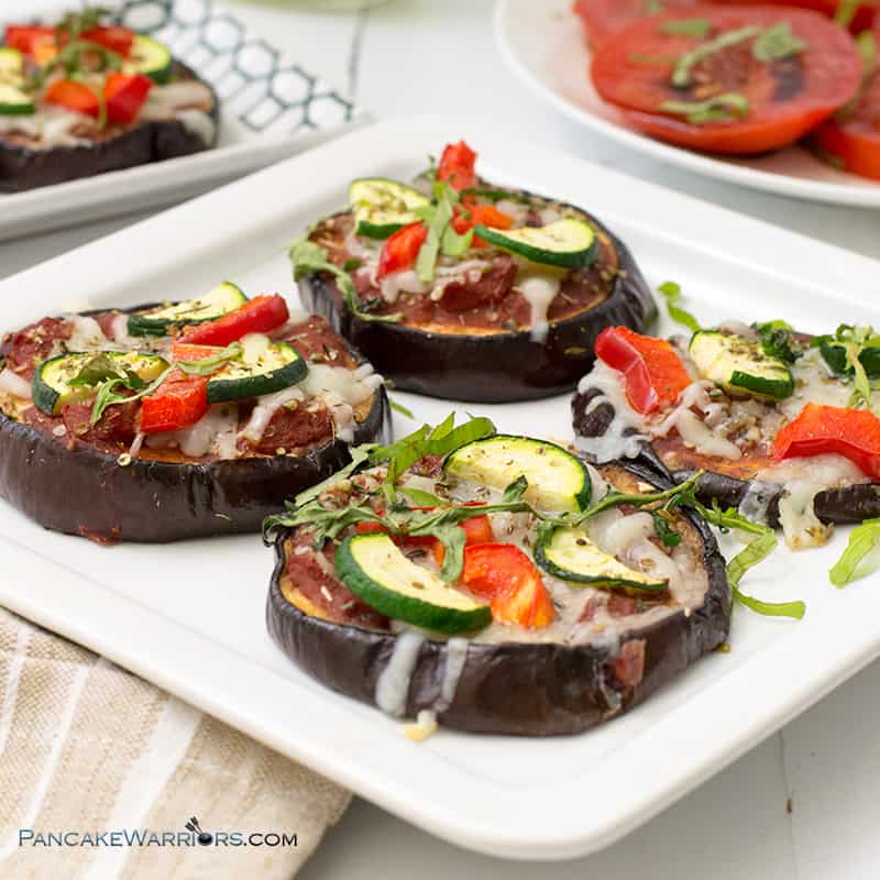 Simple Vegetable Eggplant Pizza | Bites of Wellness