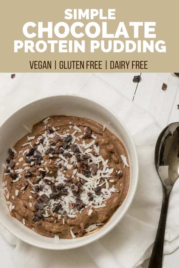 Simple Chocolate Protein Pudding | Bites of Wellness