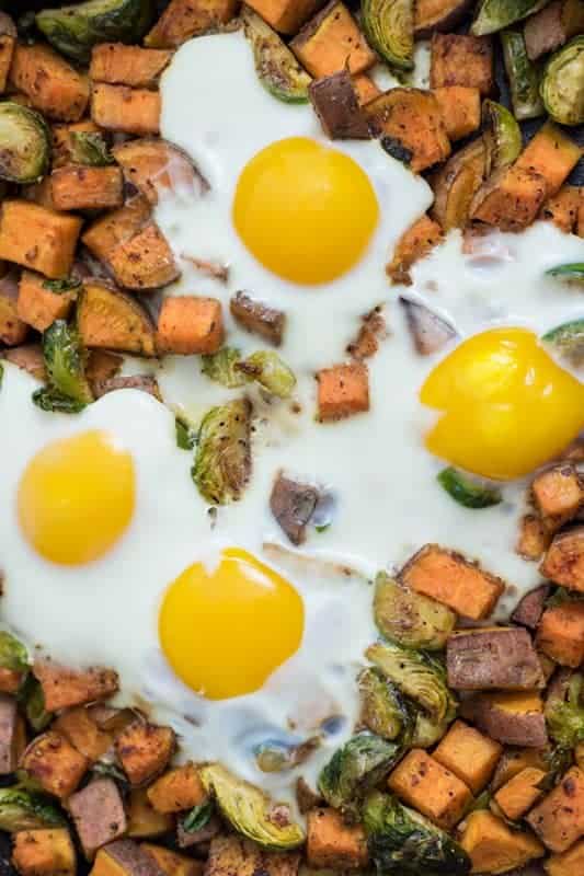 Sweet Potato Brussel Sprout Hash (Whole30, Paleo) Bites of Wellness
