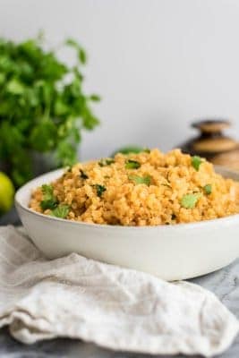 Easy Mexican Style Cauliflower Rice In Just 10 Minutes | Bites of Wellness