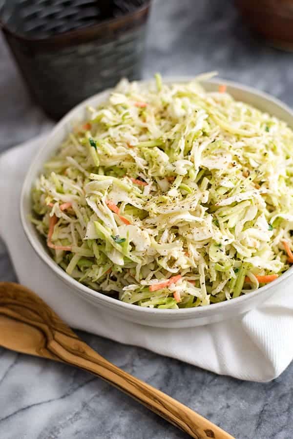 Dairy Free Paleo Coleslaw | Bites of Wellness