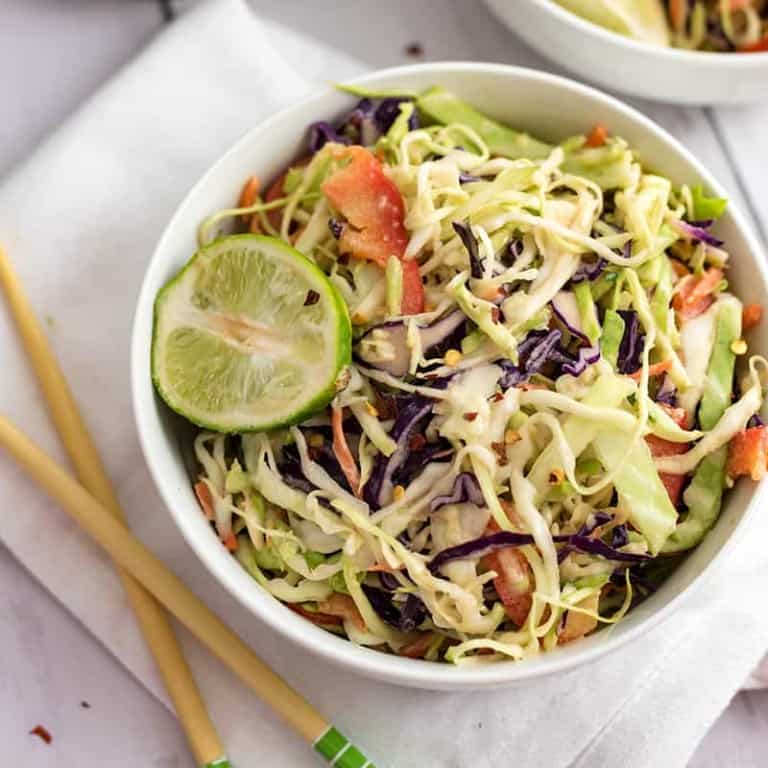 Spicy Whole30 Asian Slaw