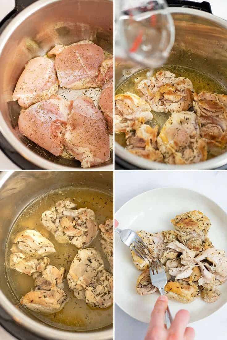 Instant Pot Shredded Chicken Thighs Bites Of Wellness