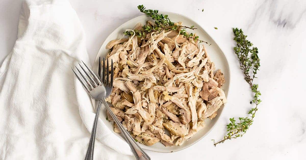 Instant Pot Shredded Chicken Thighs