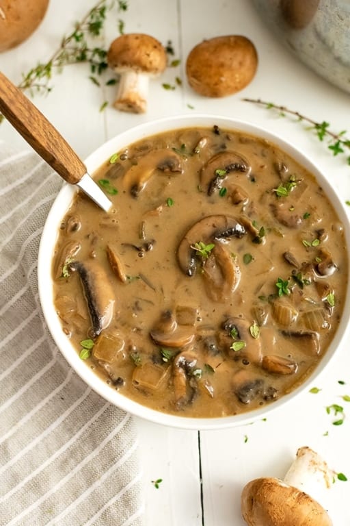 Healthy Mushroom Soup Recipe Thesuperhealthyfood
