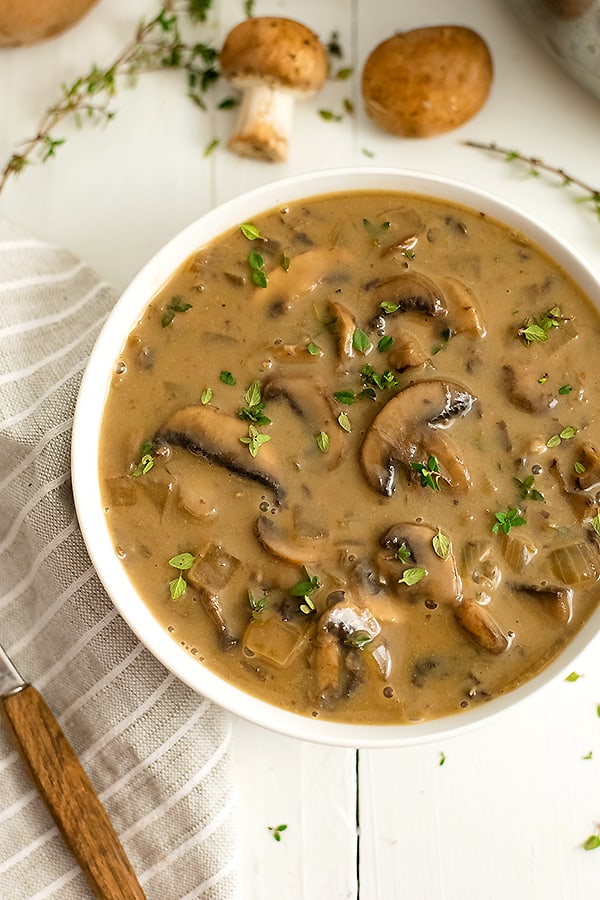 Best Ever Mushroom Soup | Bites of Wellness