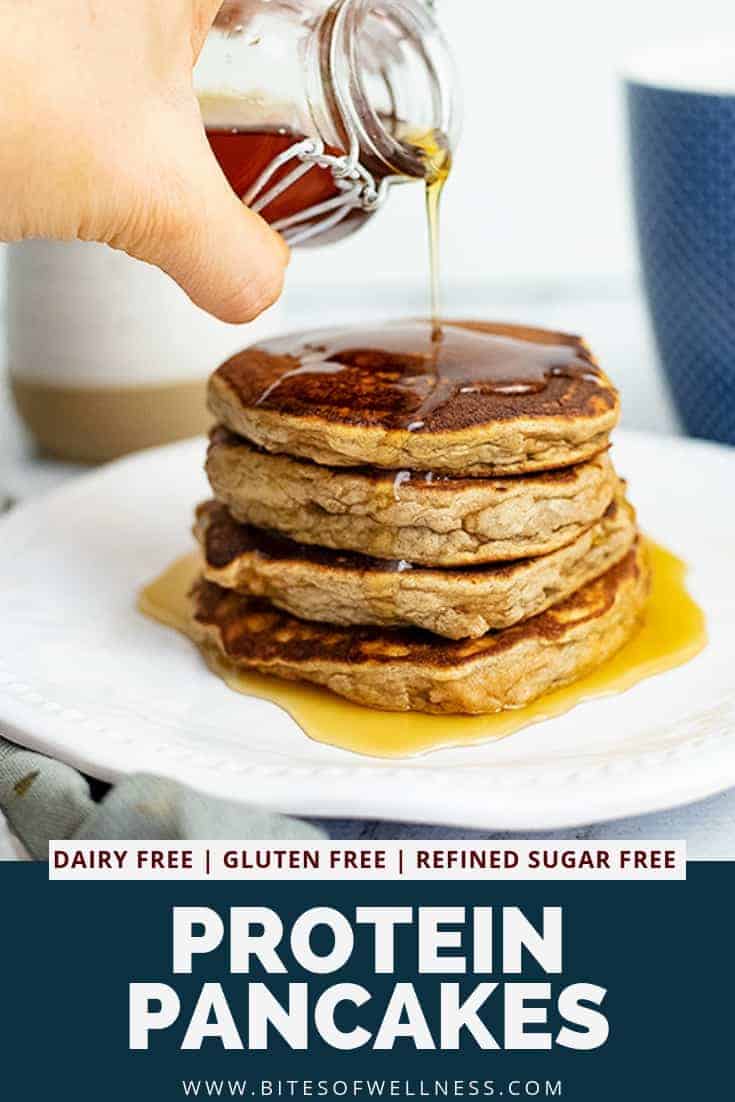 Gluten Free Protein Pancakes (Only 7 Ingredients) Bites of Wellness