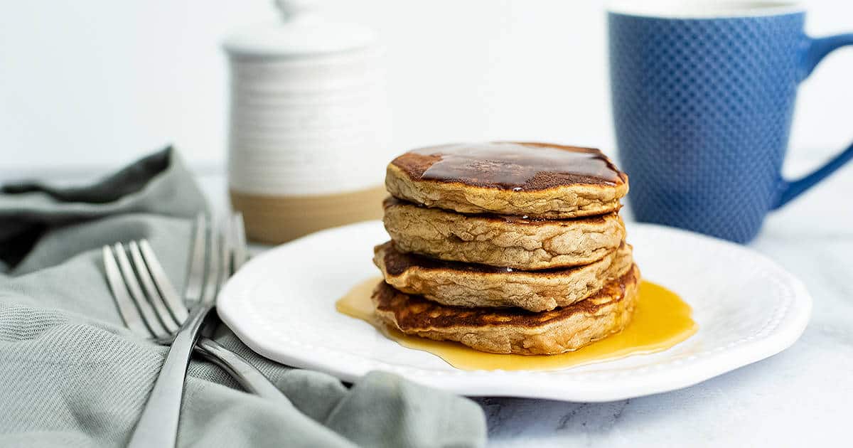 Gluten Free Protein Pancakes (Only 7 Ingredients) | Bites of Wellness