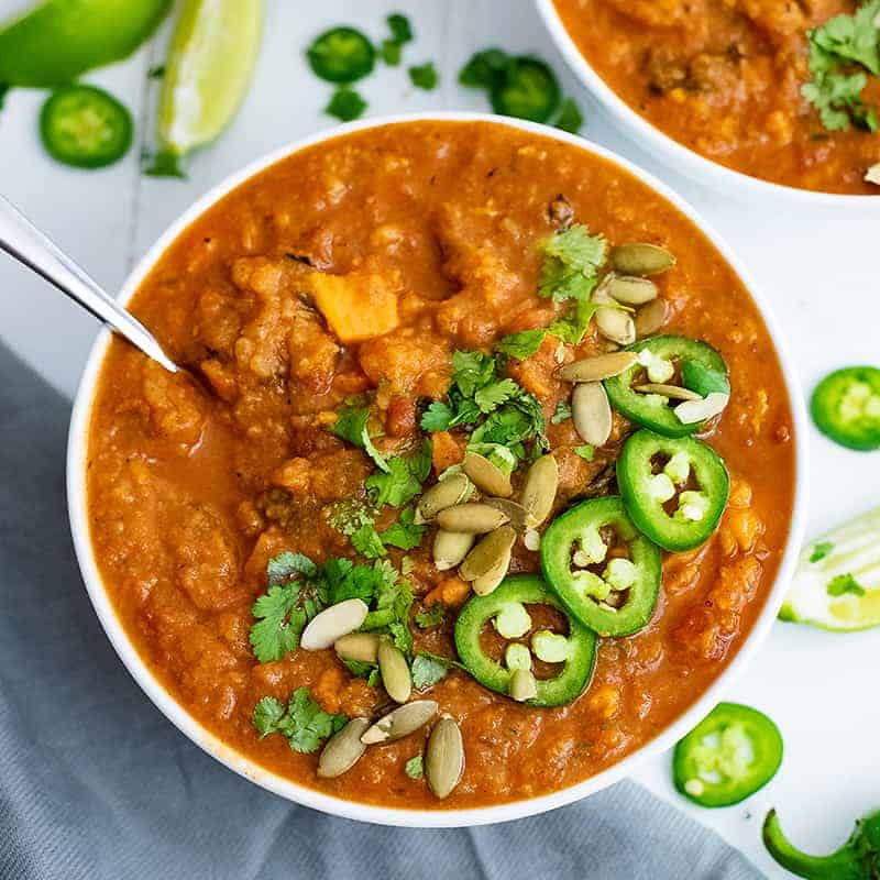 Spicy Sweet Potato Soup - Bites of Wellness