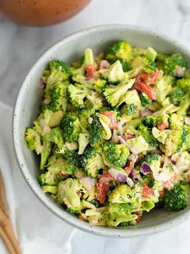 How To Make Crunchy Broccoli Salad - Bites of Wellness