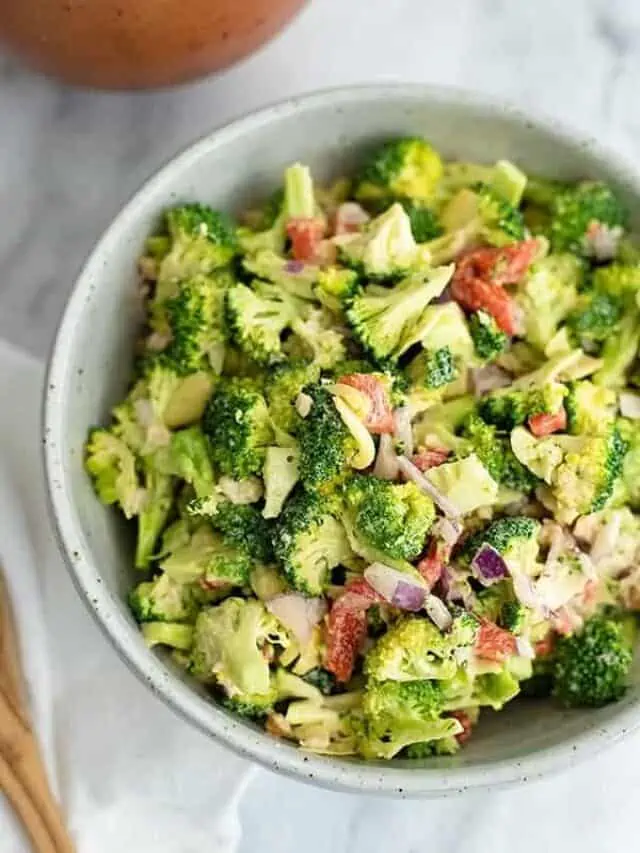 Broccoli Salad Lemon Tahini Dressing