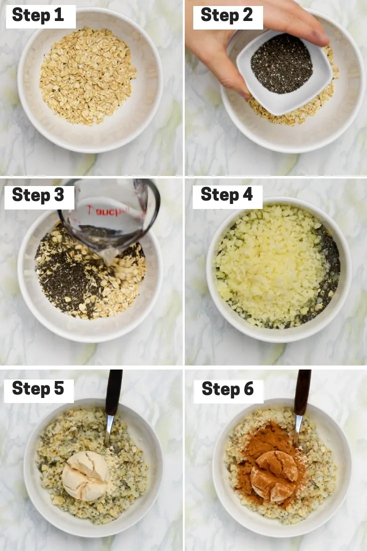 Steps to make high protein oatmeal