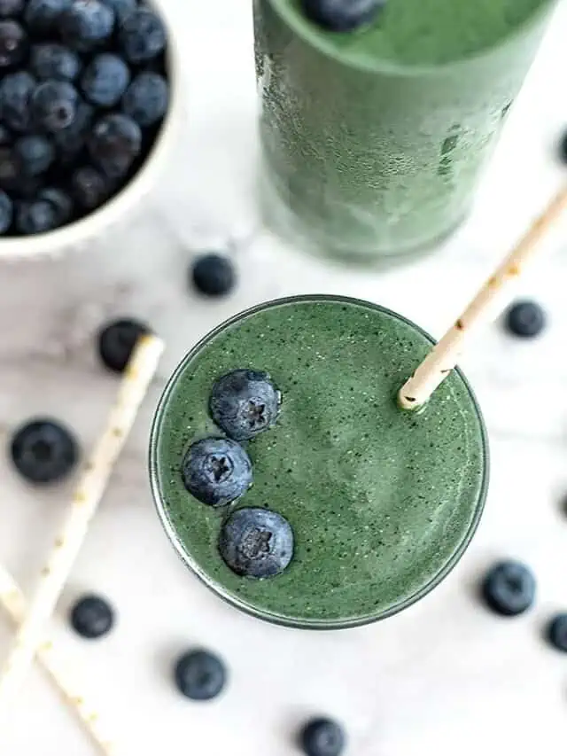 How to Make Blueberry Spinach Smoothie