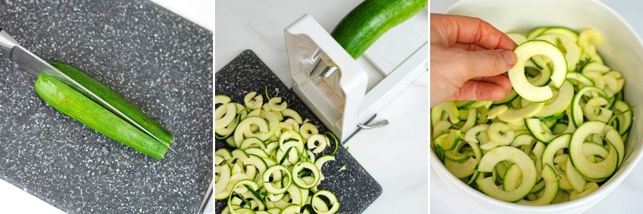 How to make zucchini noodles with spiralizer