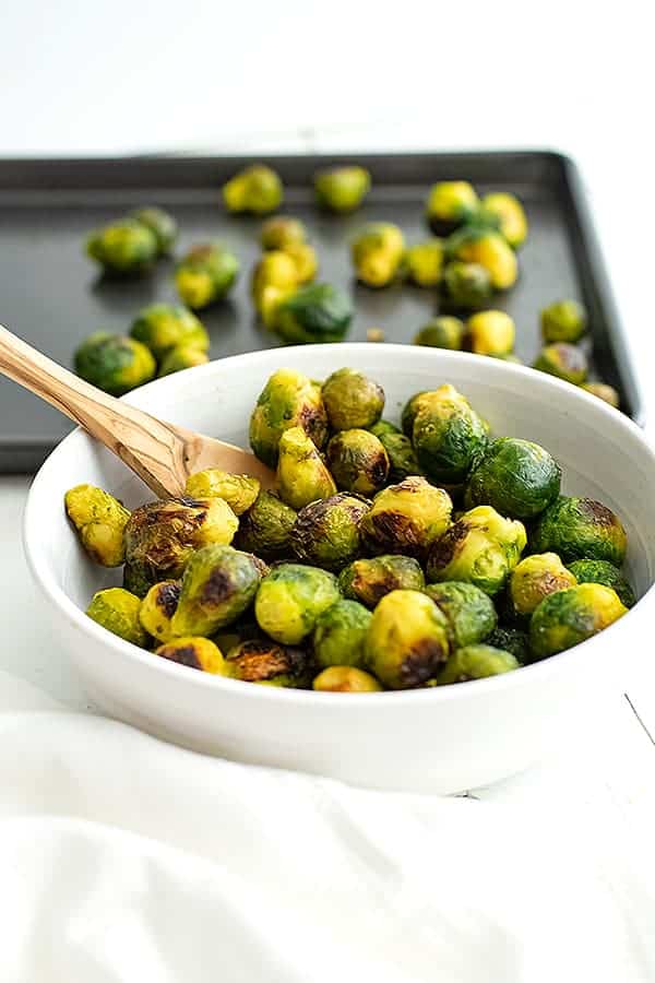 Air Fryer Frozen Brussel Sprouts - Bites Of Wellness