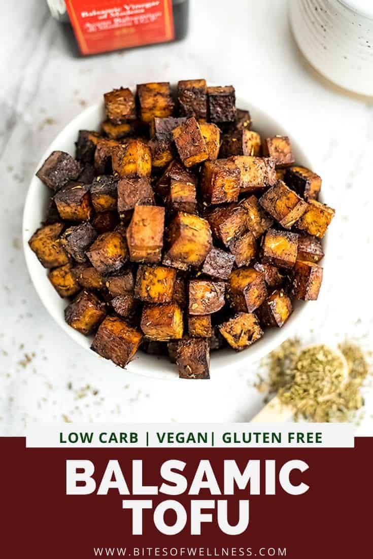 Crispy Balsamic Tofu (Easy and Oven Roasted) | Bites of Wellness