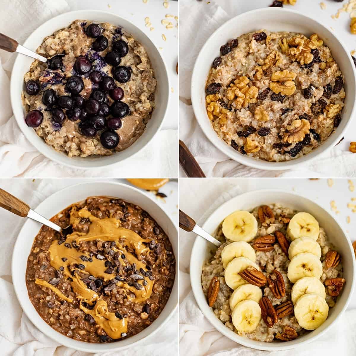 High Protein Oatmeal | 4 Ways-image