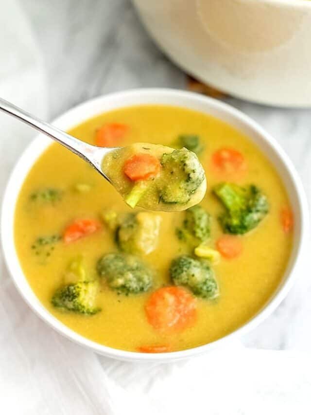 How to make dairy free broccoli cheese soup