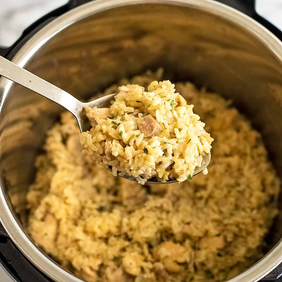 instant pot boneless chicken thighs and brown rice