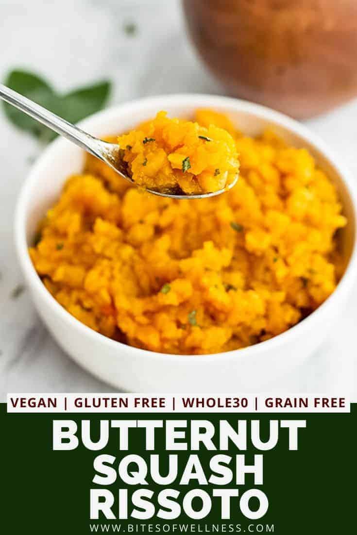 Grain Free Butternut Squash Risotto (Whole30) Bites of Wellness