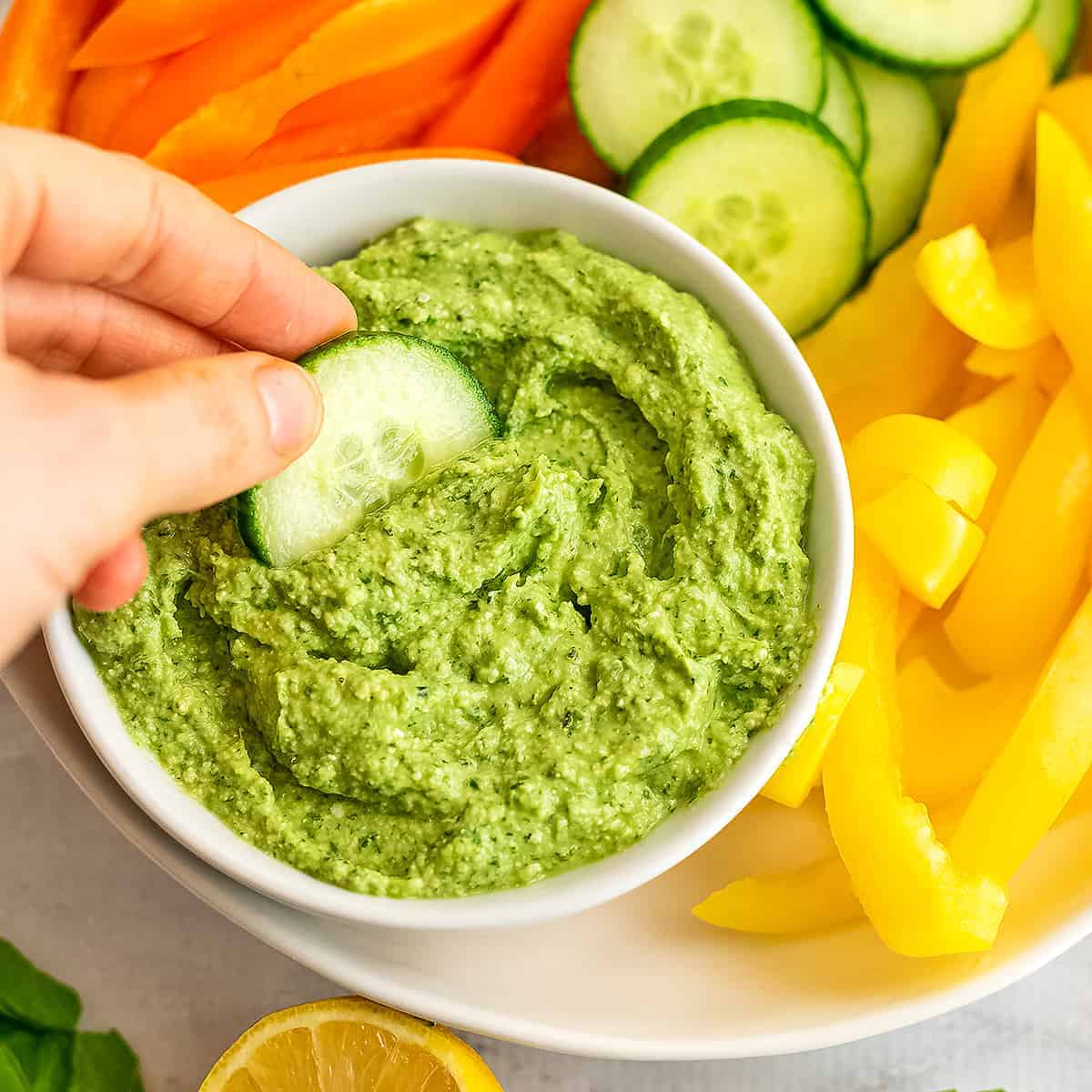 Paleo Artichoke Pesto Hummus (Ready in 5 Minutes) Bites of Wellness