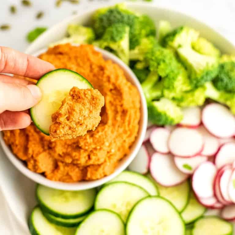 Spicy Carrot Hummus