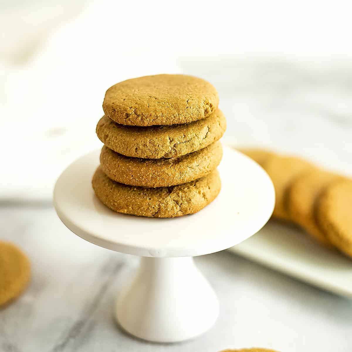 Vegan Sunbutter Cookies (Only 4 Ingredients) Bites of Wellness