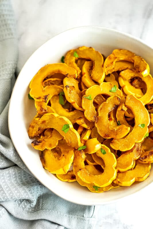 Easy Air Fryer Delicata Squash Fries (in 15 Minutes) | Bites of Wellness