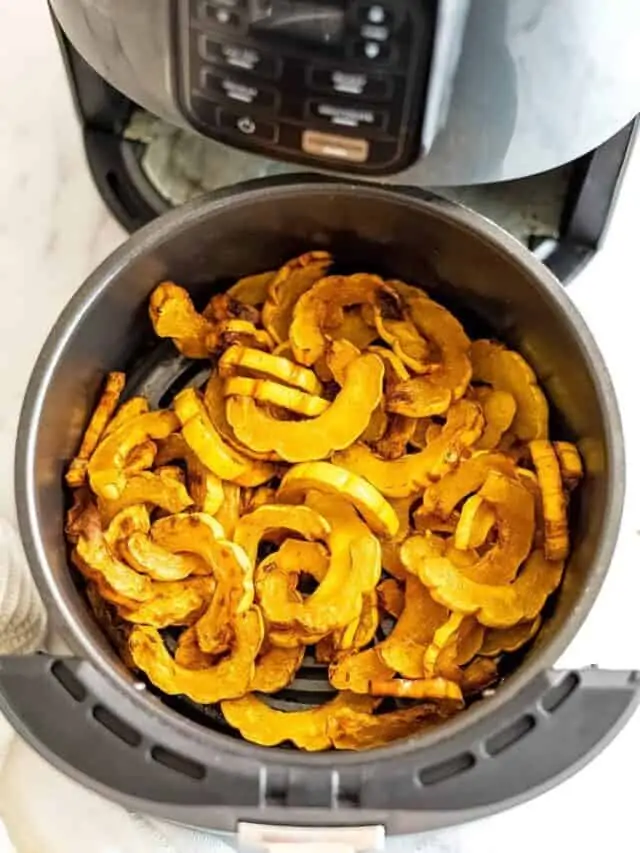 How to make air fryer delicata squash