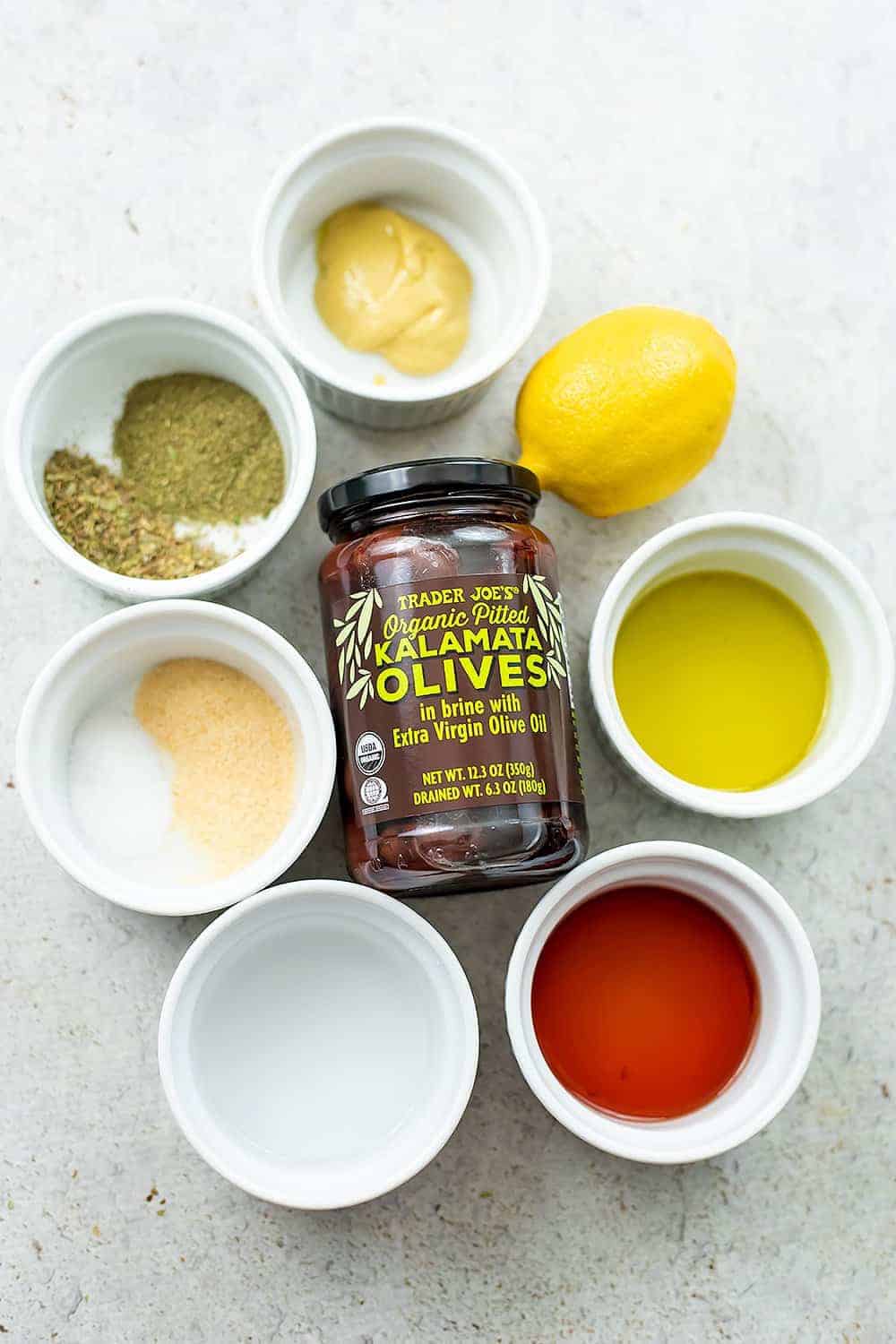 Whole30 Greek Salad With Kalamata Olive Dressing Bites of Wellness