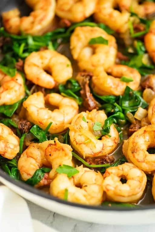 15Minute Sun Dried Tomato Shrimp (7 Ingredients) Bites of Wellness