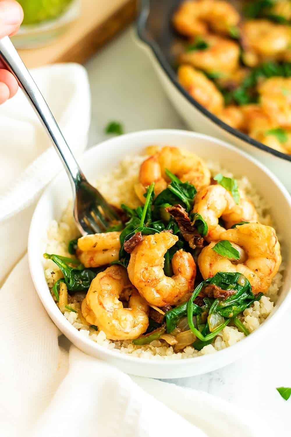 15-Minute Sun Dried Tomato Shrimp (7 Ingredients) | Bites of Wellness