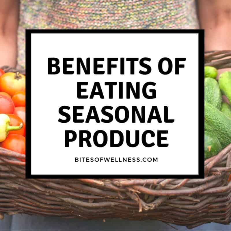 benefits of eating seasonal produce sign
