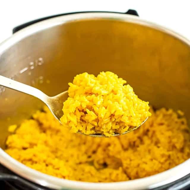 Simple Instant Pot Yellow Rice (Only 6 Ingredients) | Bites of Wellness