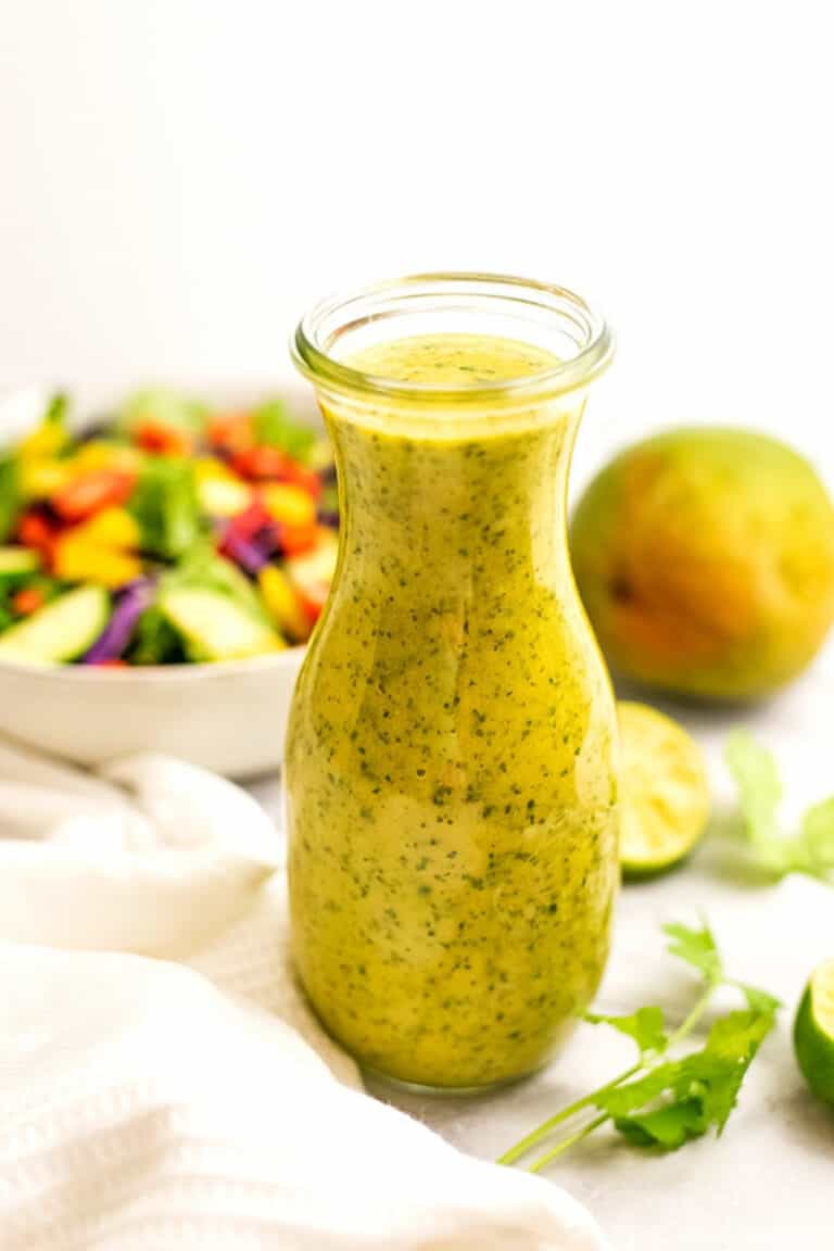 Mango Salad Dressing (Easy & Ready in 5 Minutes) | Bites of Wellness