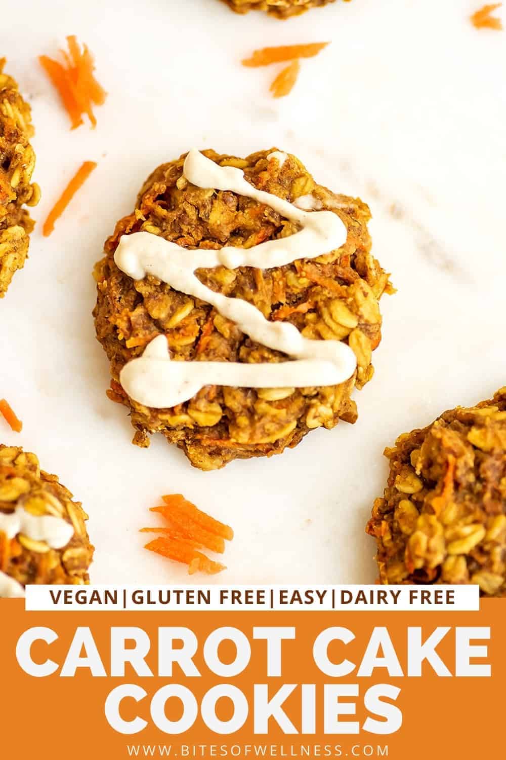 Vegan Carrot Cake Cookies with Easy Cashew Frosting Bites of Wellness