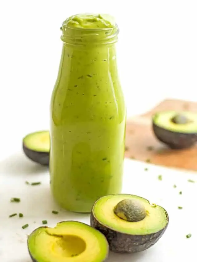 The Best Avocado Ranch Dressing