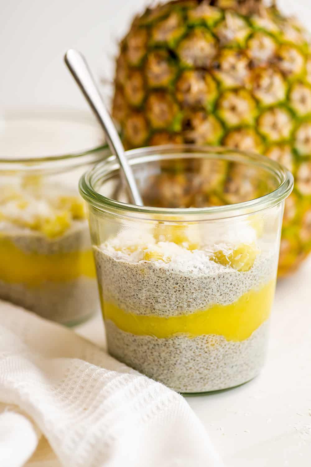 Pineapple Mango Chia Pudding - Ready in Just 5 Minutes | Bites of Wellness