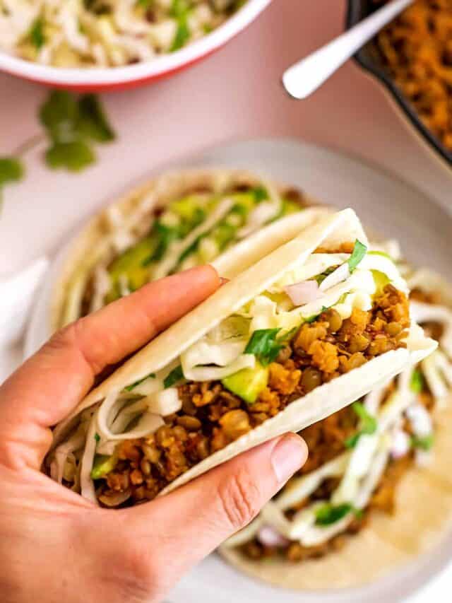 The Best Lentil Cauliflower Tacos Bites of Wellness